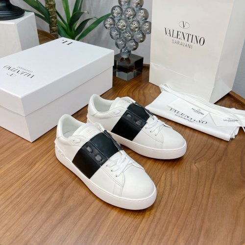 Valentino Men Shoes Fashion Design Luxury Brand OPEN SNEAKER WITH VLTN PRINT with Original Box WY0S0830BLUA01