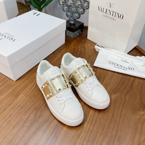 Valentino Men Shoes Fashion Design Luxury Brand OPEN SNEAKER WITH VLTN PRINT with Original Box WY0S0830BLUA01