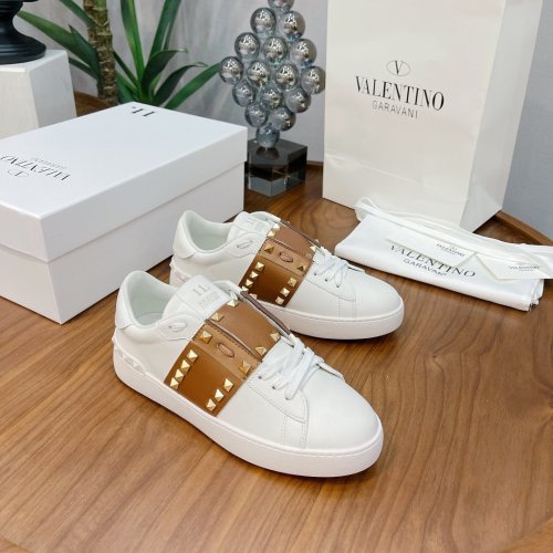 Valentino Men Shoes Fashion Design Luxury Brand OPEN SNEAKER WITH VLTN PRINT with Original Box WY0S0830BLUA01