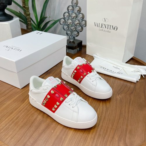 Valentino Men Shoes Fashion Design Luxury Brand OPEN SNEAKER WITH VLTN PRINT with Original Box WY0S0830BLUA01