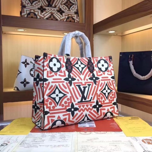 Louis Vuitton Womens Bags Handbags Luxury Brand LV ONTHEGO GM Monogram Giant coated canvas M45358 without Original Box