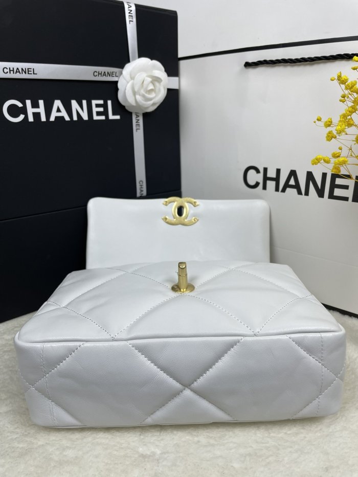 Chanel Womens Bags Shoulder Messenger Bags Chanel 19 Flap Bag Luxury Brand with Original Box