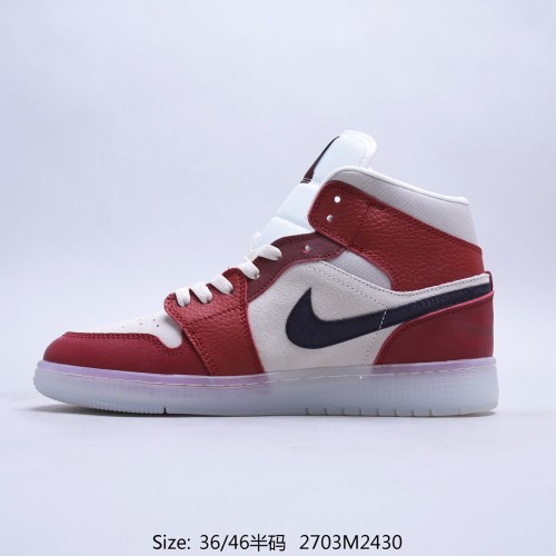 Air Jordan 1 Mid AJ1 Mens Womens Shoes Sneakers with Original Box 2703M2430