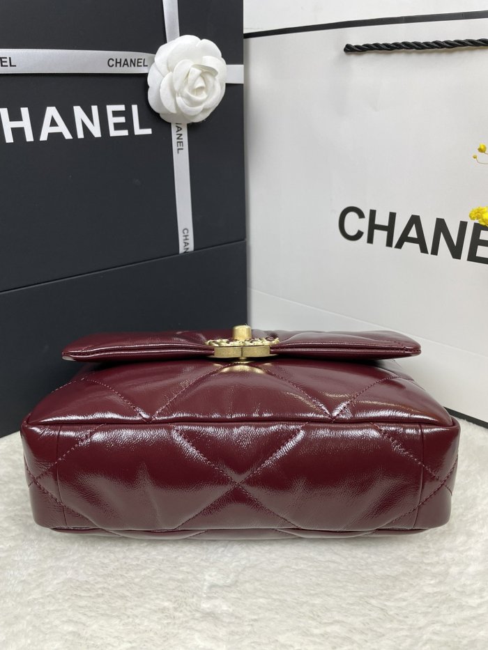 Chanel Womens Bags Shoulder Messenger Bags Chanel 19 Flap Bag Luxury Brand with Original Box
