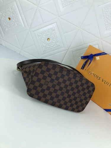 Louis Vuitton Womens Bag Shoulder Messenger Bags Luxury Brand Fashion Open Handbag N41546 Damier Canvas