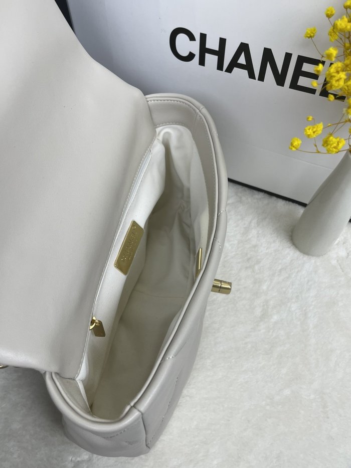 Chanel Womens Bags Shoulder Messenger Bags Chanel 19 Flap Bag Luxury Brand with Original Box