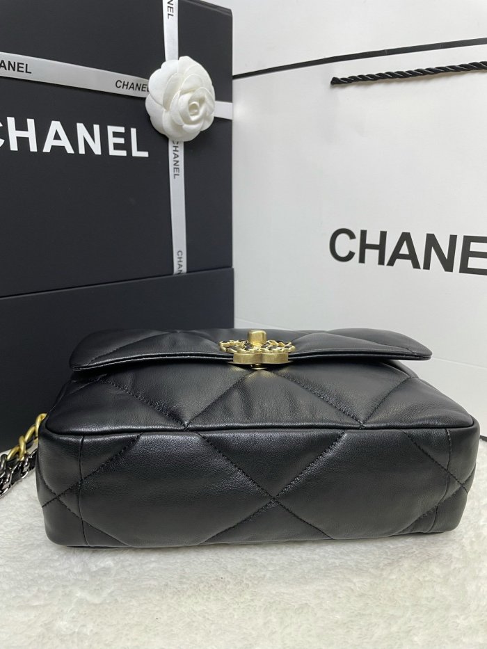 Chanel Womens Bags Shoulder Messenger Bags Chanel 19 Flap Bag Luxury Brand with Original Box