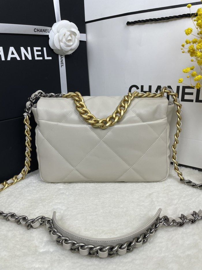 Chanel Womens Bags Shoulder Messenger Bags Chanel 19 Flap Bag Luxury Brand with Original Box