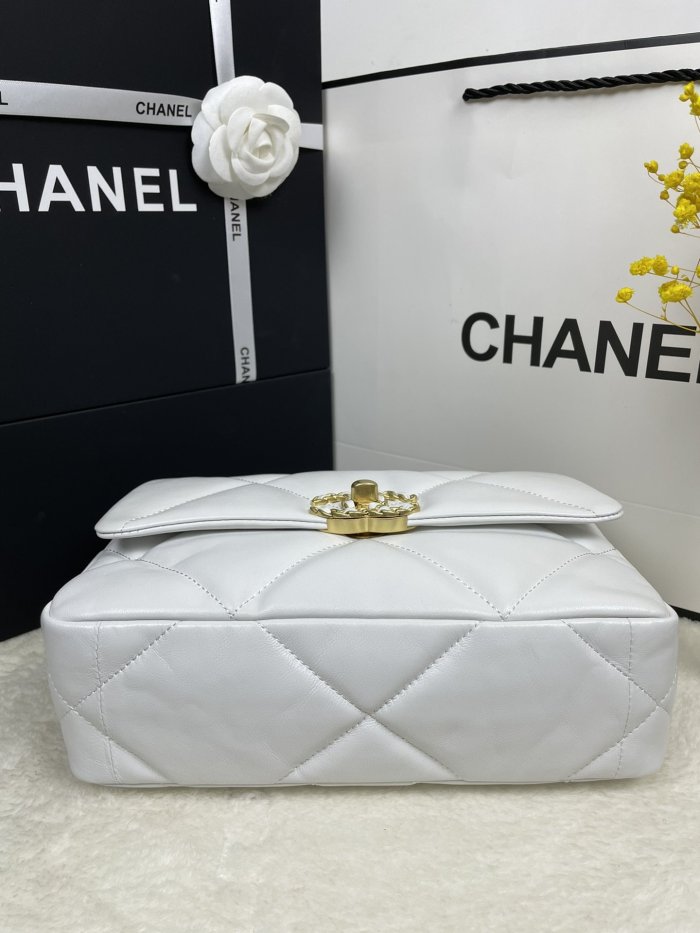 Chanel Womens Bags Shoulder Messenger Bags Chanel 19 Flap Bag Luxury Brand with Original Box