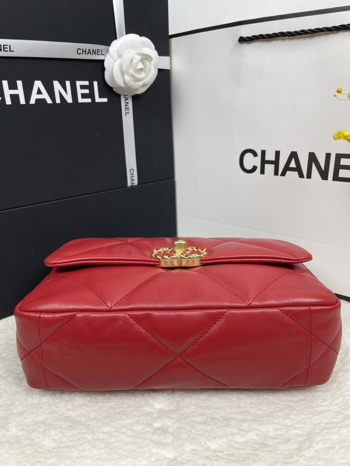 Chanel Womens Bags Shoulder Messenger Bags Chanel 19 Flap Bag Luxury Brand with Original Box