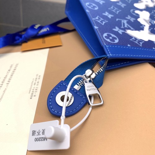 Louis Vuitton Mens Bags Clutch Luxury Brand Fashion Type POCHETTE VOYAGE MM with Original Box M45480