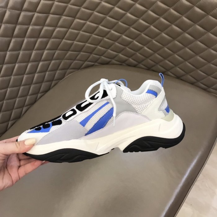 AMIRI Bone Runner low-top lace-up sneakers Men Shoes Sneakers Luxury Brand Design Mens Shoes with Original Box