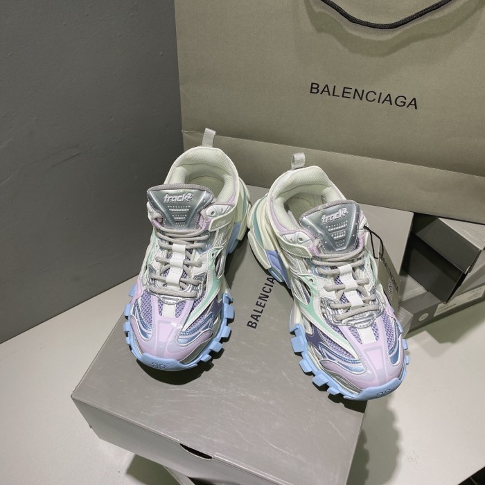 Balenciaga Mens Shoes Sneakers Luxury Brand Track 2.0 Clear Sole Sneaker with Original Box