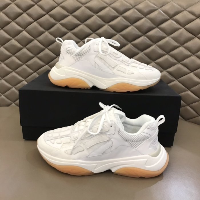 AMIRI Bone Runner low-top lace-up sneakers Men Shoes Sneakers Luxury Brand Design Mens Shoes with Original Box