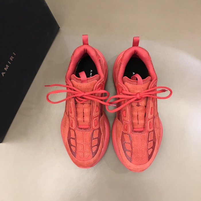 AMIRI Bone Runner low-top lace-up sneakers Men Shoes Sneakers Luxury Brand Design Mens Shoes with Original Box