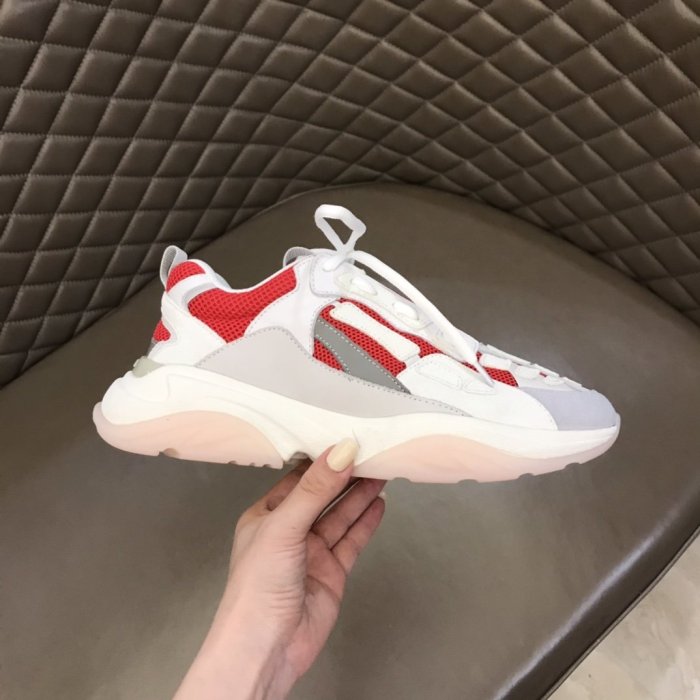 AMIRI Bone Runner low-top lace-up sneakers Men Shoes Sneakers Luxury Brand Design Mens Shoes with Original Box