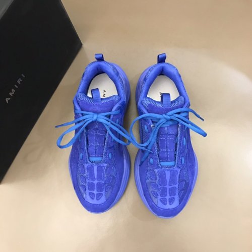 AMIRI Bone Runner low-top lace-up sneakers Men Shoes Sneakers Luxury Brand Design Mens Shoes with Original Box