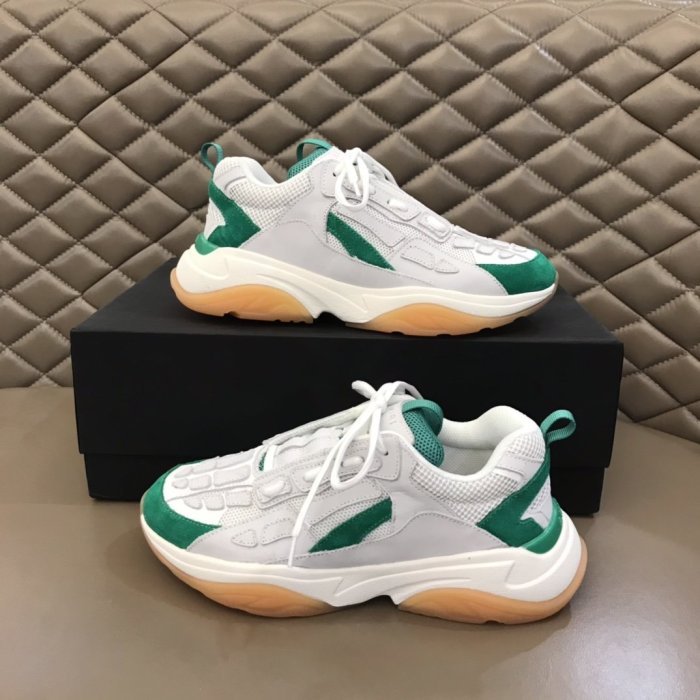 AMIRI Bone Runner low-top lace-up sneakers Men Shoes Sneakers Luxury Brand Design Mens Shoes with Original Box