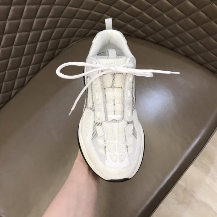 AMIRI Bone Runner low-top lace-up sneakers Men Shoes Sneakers Luxury Brand Design Mens Shoes with Original Box