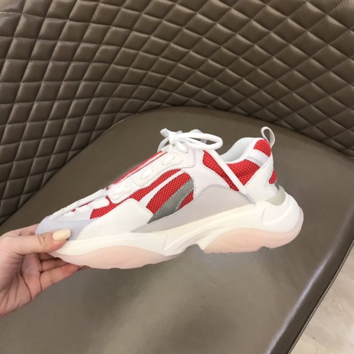 AMIRI Bone Runner low-top lace-up sneakers Men Shoes Sneakers Luxury Brand Design Mens Shoes with Original Box