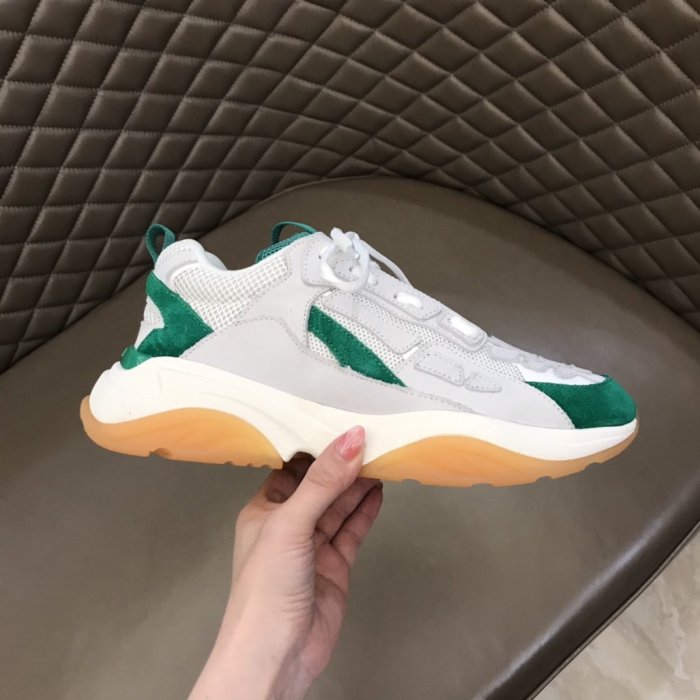 AMIRI Bone Runner low-top lace-up sneakers Men Shoes Sneakers Luxury Brand Design Mens Shoes with Original Box