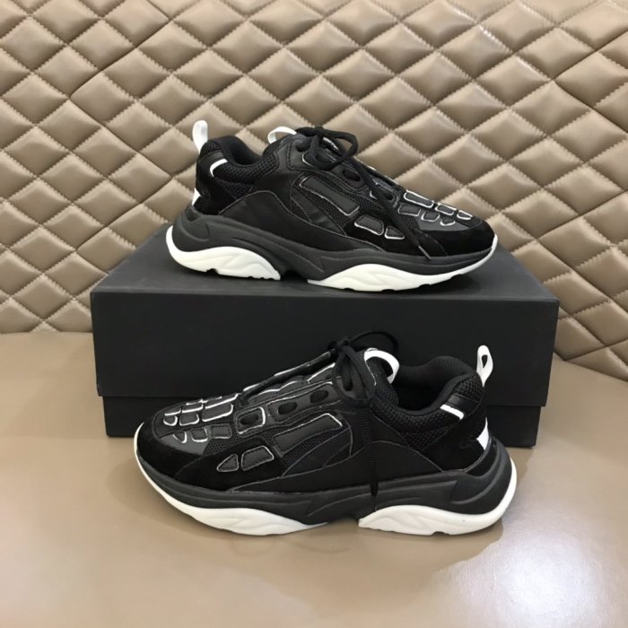 AMIRI Bone Runner low-top lace-up sneakers Men Shoes Sneakers Luxury Brand Design Mens Shoes with Original Box