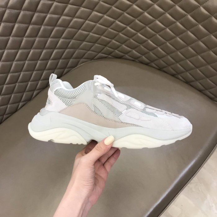AMIRI Bone Runner low-top lace-up sneakers Men Shoes Sneakers Luxury Brand Design Mens Shoes with Original Box