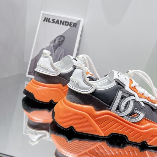 Dolce&Gabbana Womens Shoes Sneakers Luxury Brand Mixed-material Daymaster sneakers with DG logo CS1941AQ7098B706