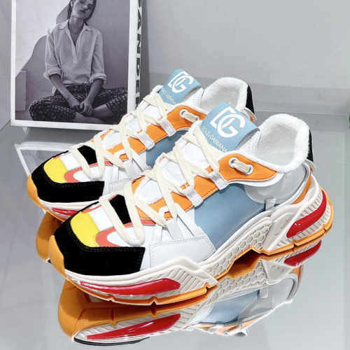 Dolce&Gabbana Womens Shoes Sneakers Luxury Brand Mixed-material Daymaster sneakers with DG logo CS1941AQ7098B706