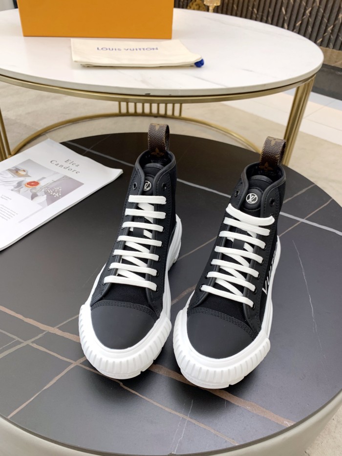 Louis Vuitton Womens Shoes Fashion Boots Luxury Brand LV SQUAD SNEAKER BOOT with Original Box 1A96F3