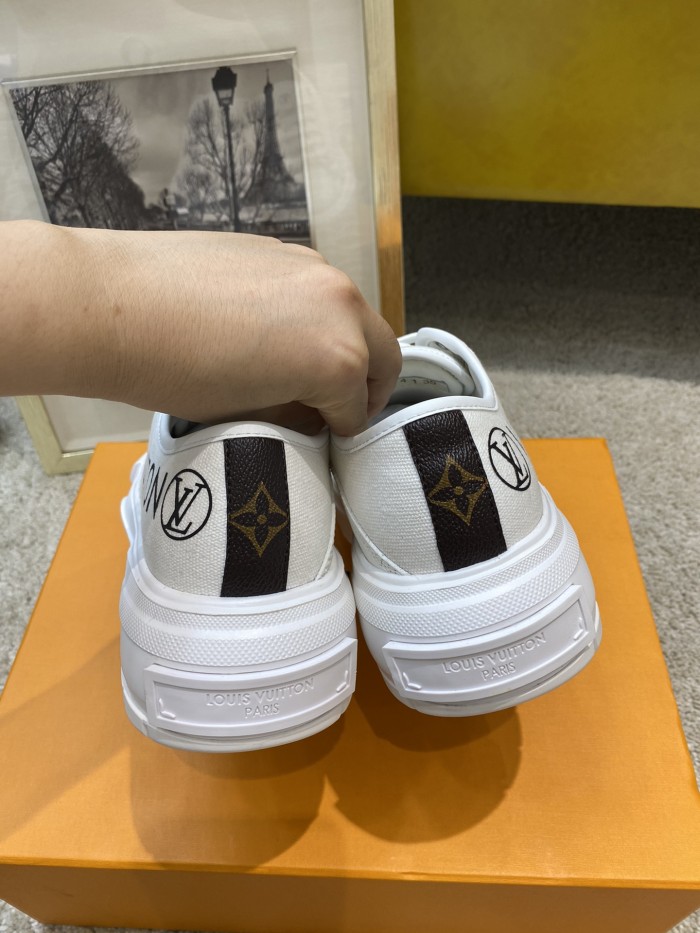 Louis Vuitton Womens Shoes Fashion Boots Luxury Brand LV SQUAD SNEAKER with Original Box 1A9424