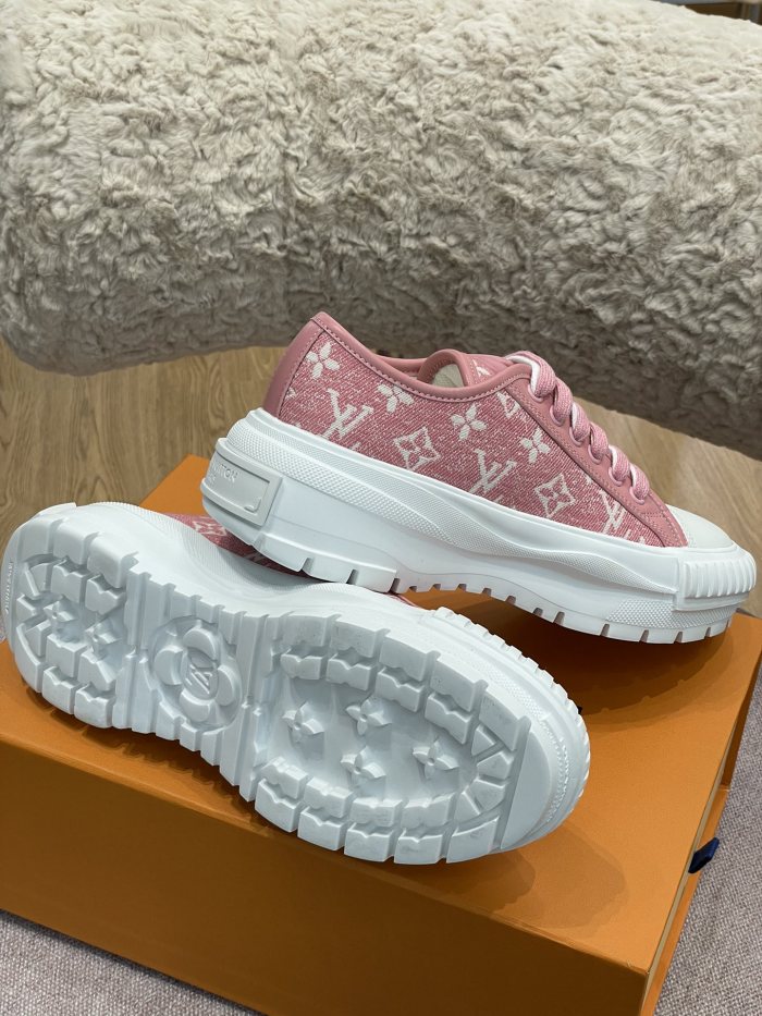 Louis Vuitton Womens Shoes Fashion Boots Luxury Brand LV SQUAD SNEAKER with Original Box 1A9S0T