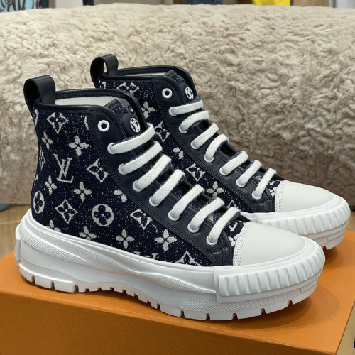 Louis Vuitton Womens Shoes Fashion Boots Luxury Brand LV SQUAD SNEAKER BOOT with Original Box 1A9S19