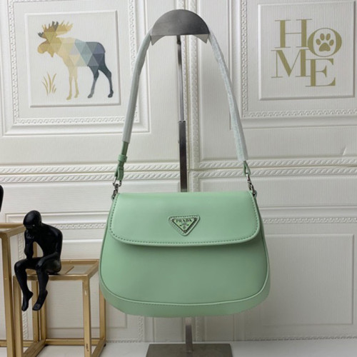 Prada Men Womens Shoulder Bags with Original Box 1BD311_ZO6_F0934_V_OOO Luxury Brand  Prada Cleo brushed leather shoulder bag with flap