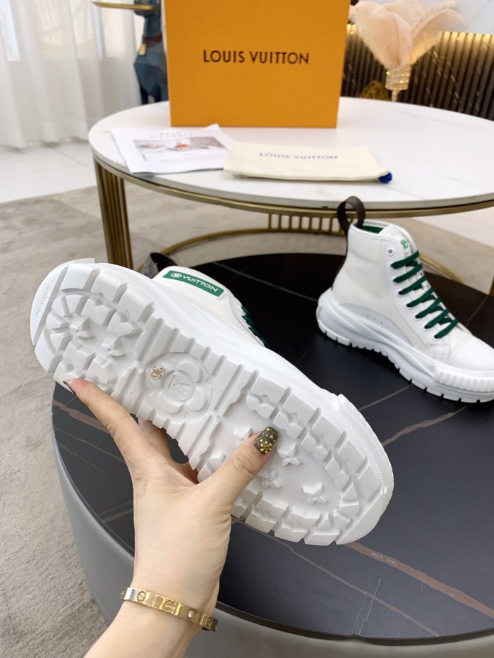 Louis Vuitton Womens Shoes Fashion Boots Luxury Brand LV SQUAD SNEAKER BOOT with Original Box 1A9418