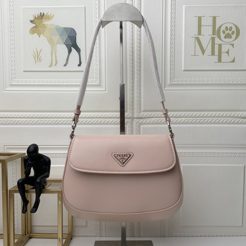 Prada Men Womens Shoulder Bags with Original Box 1BD311_ZO6_F0934_V_OOO Luxury Brand  Prada Cleo brushed leather shoulder bag with flap