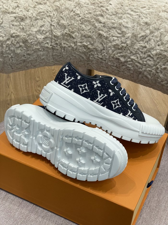 Louis Vuitton Womens Shoes Fashion Boots Luxury Brand LV SQUAD SNEAKER with Original Box 1A9S0D