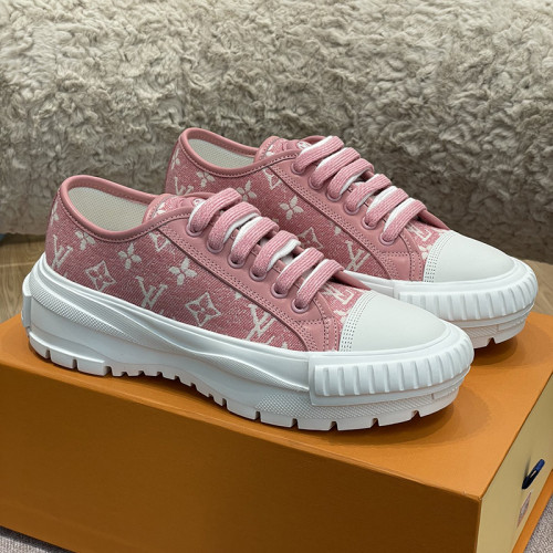 Louis Vuitton Womens Shoes Fashion Boots Luxury Brand LV SQUAD SNEAKER with Original Box 1A9S0T