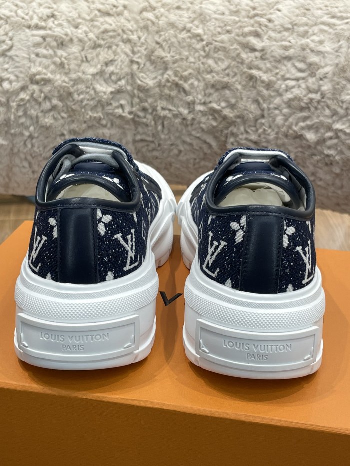 Louis Vuitton Womens Shoes Fashion Boots Luxury Brand LV SQUAD SNEAKER with Original Box 1A9S0D