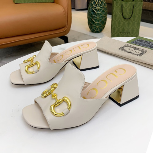 Gucci Womens Shoes Sandals Casual Design Luxury Brand Classic Leather Women's slide sandal with Horsebit with Original Box 655412 BKO00 9022