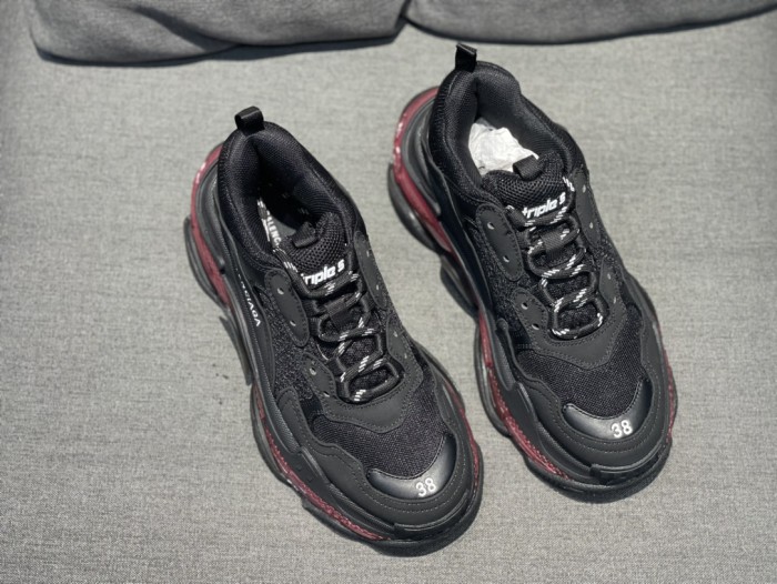 Balenciaga Mens Shoes Sneakers Luxury Brand Triple S Sneaker 2.0 Version