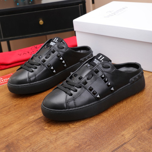 Valentino Womens Shoes Fashion Design Luxury Brand OPEN SNEAKER WITH VLTN PRINT with Original Box WY0S0830BLUA01