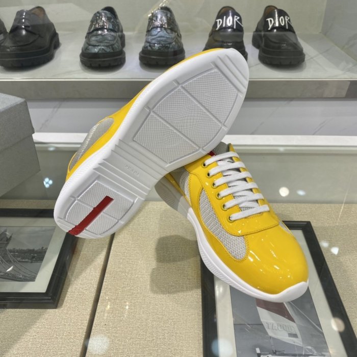 Prada Mens Shoes Sneakers Casual Shoes for Men Luxury Brand White Prada PRAX 1 sneakers with Original Box 4E3576_3LFV_F0009