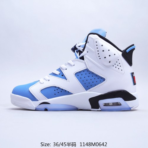 Air Jordan  University Blue  AJ6 Men Womens Shoes 1148M0642 with Original Box