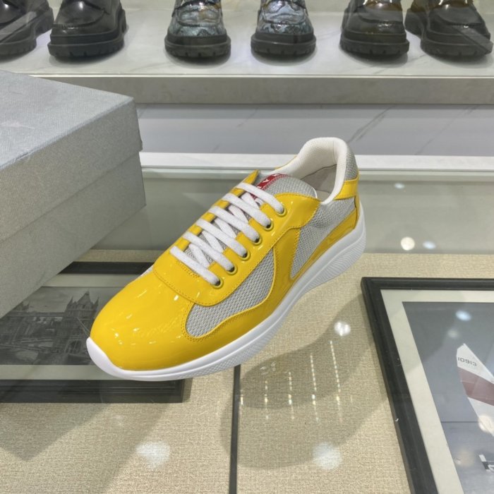Prada Mens Shoes Sneakers Casual Shoes for Men Luxury Brand White Prada PRAX 1 sneakers with Original Box 4E3576_3LFV_F0009