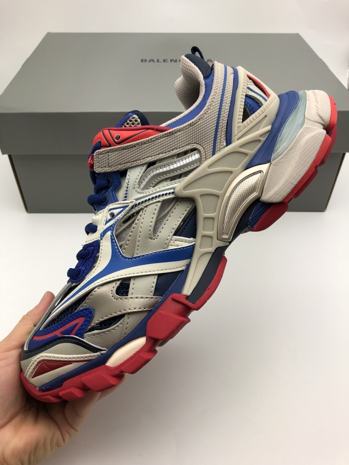 Balenciaga Mens Shoes Sneakers Luxury Brand Track 2.0 Clear Sole Sneaker with Original Box