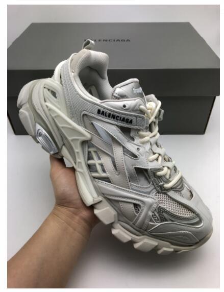 Balenciaga Womens Shoes Sneakers Luxury Brand Track 2.0 Clear Sole Sneaker with Original Box