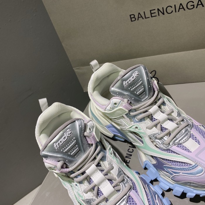 Balenciaga Womens Shoes Sneakers Luxury Brand Track 2.0 Clear Sole Sneaker with Original Box