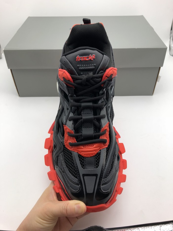 Balenciaga Mens Shoes Sneakers Luxury Brand Track 2.0 Clear Sole Sneaker with Original Box