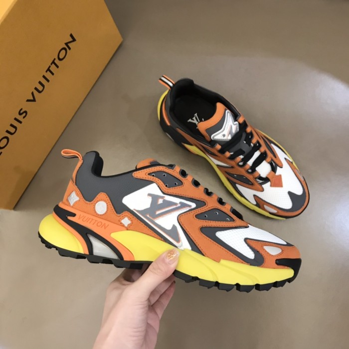 Louis Vuitton Men Shoes Fashion Sneakers Luxury Brand Mens LV RUNNER TATIC SNEAKER with Original Box